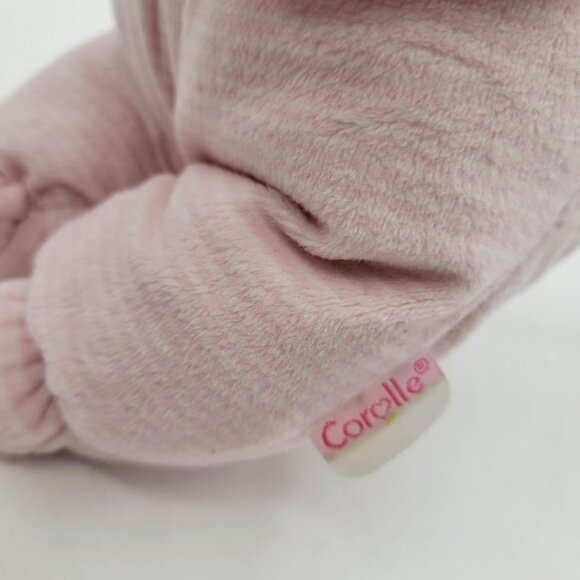 Corelle Babipouce Stuffed Baby Doll 9" Plush Cloth Body My First Doll Pink 2013 - Picture 5 of 9